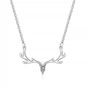 18K Gold Vermeil Deer 🦌 Head Necklace